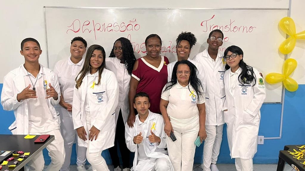 Alunos do Instituto Paloni em sala de aula durante formação técnica