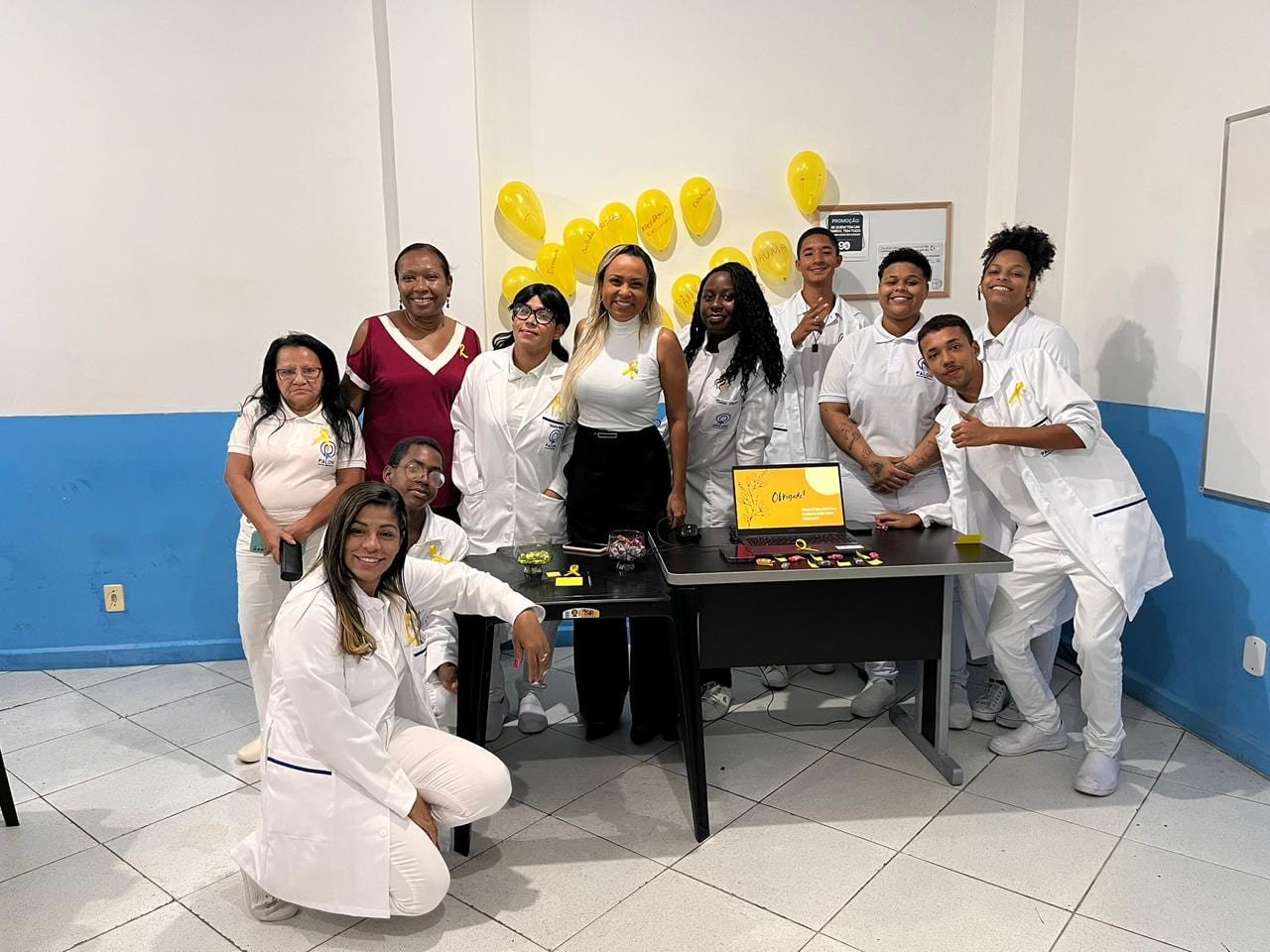 Alunos do Instituto Paloni em São João de Meriti